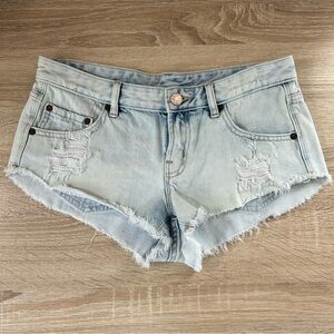 BDG Dolphin Low Rise Denim Shorts